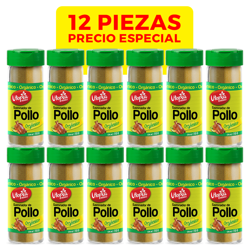 Sazonador de Pollo Orgánico 110g