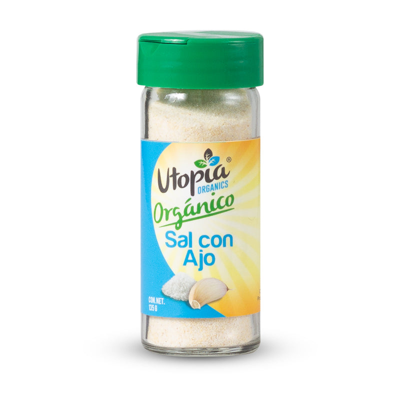 Sal con Ajo Orgánico 135g